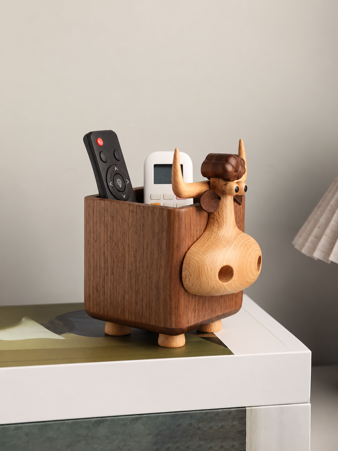 Desktop Storage Gift Calf Pen Holder