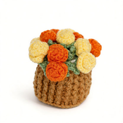 Crochet Flower Pot Decor - image 22