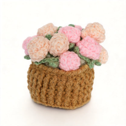 Crochet Flower Pot Decor - image 20