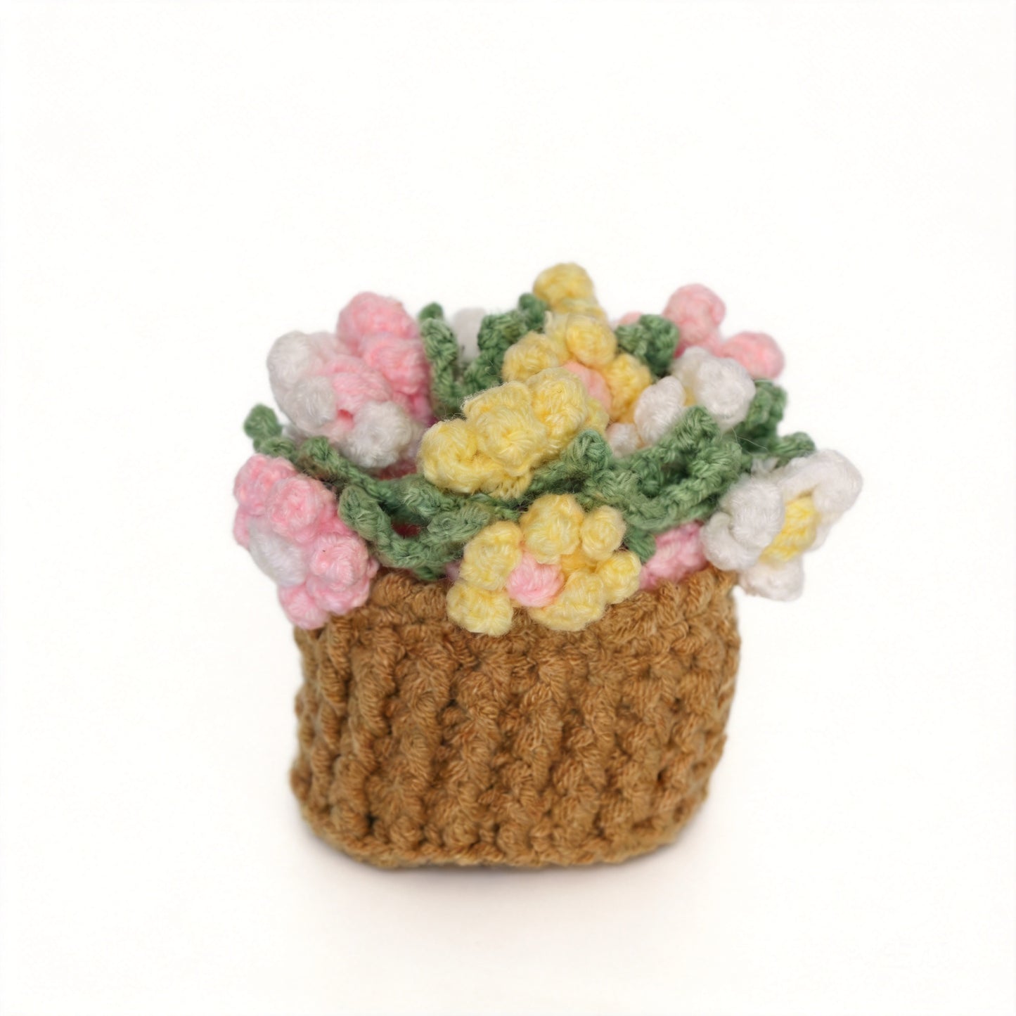 Crochet Flower Pot Decor
