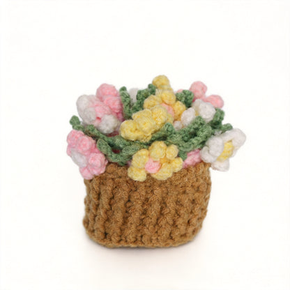 Crochet Flower Pot Decor - image 18