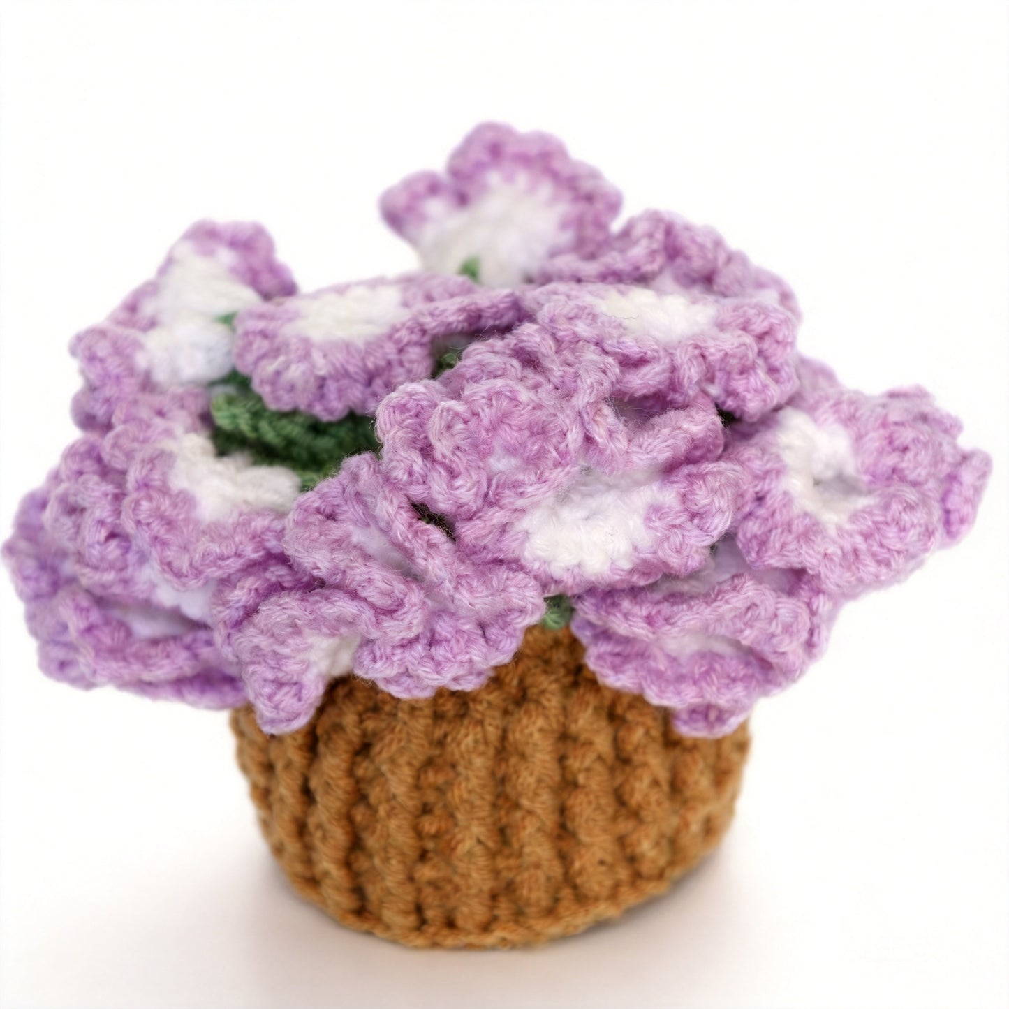 Crochet Flower Pot Decor
