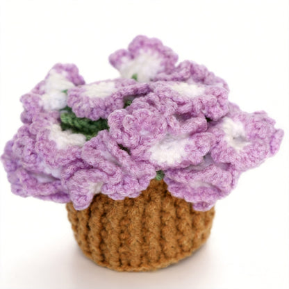 Crochet Flower Pot Decor - image 17