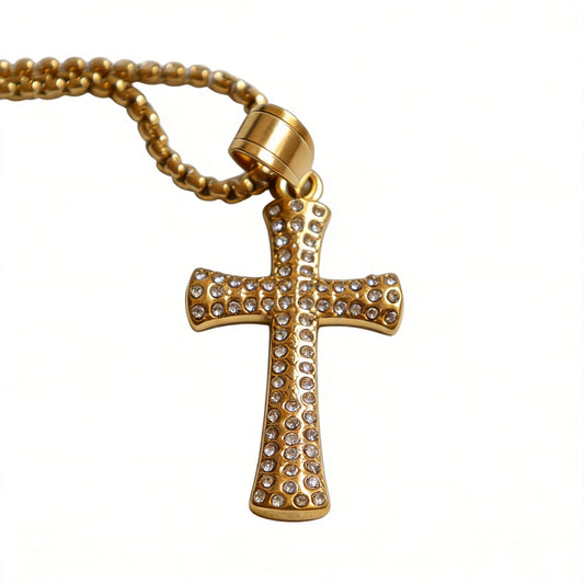 Cross Medallion Necklace