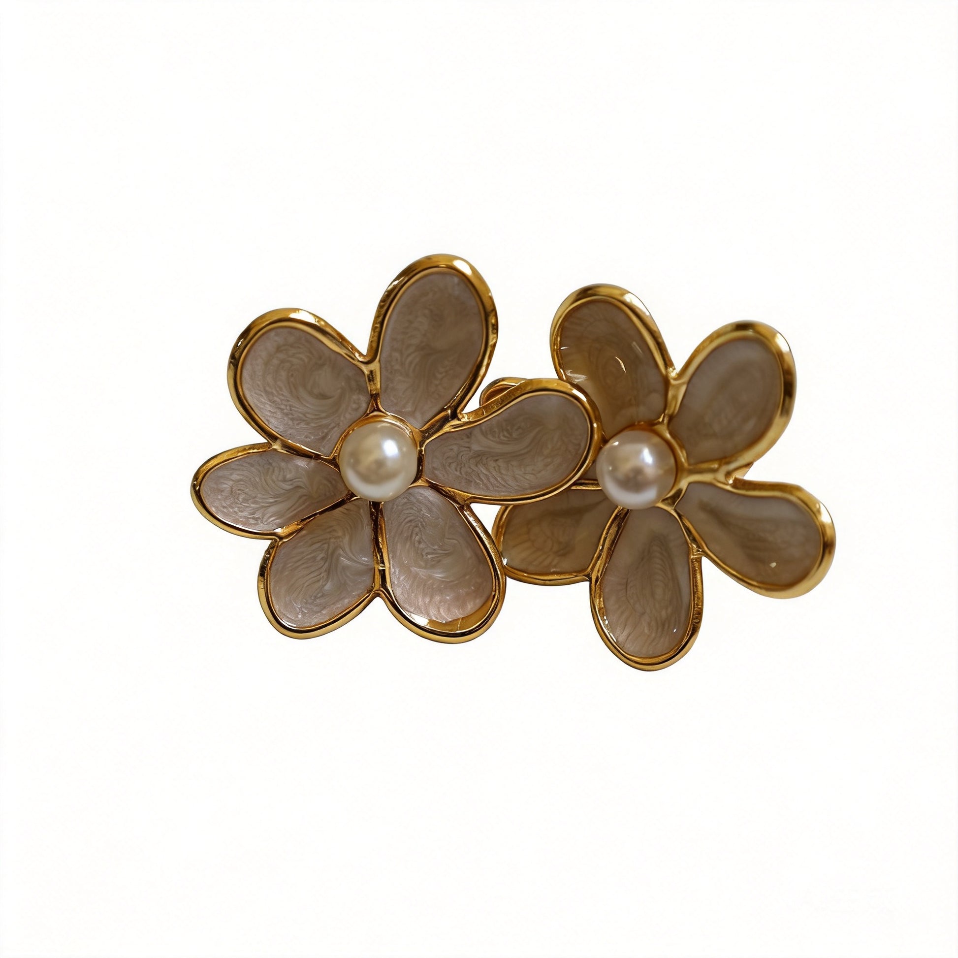 Five Petal Flower Earrings - image 2