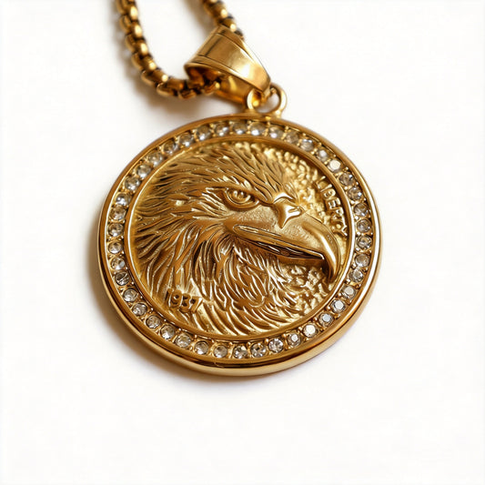 Eagle Medallion Necklace - image 1