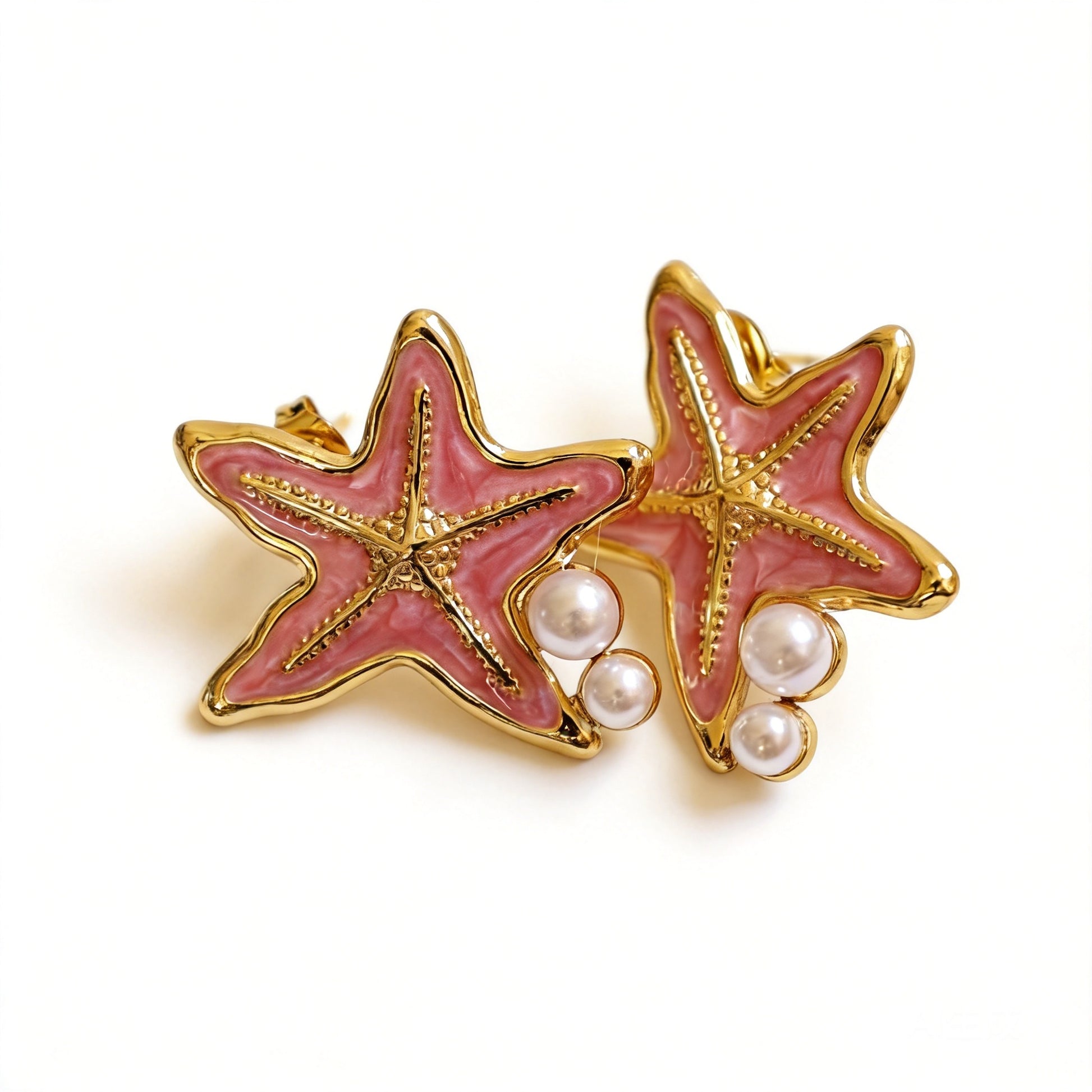 Starfish Stud Earrings - image 1