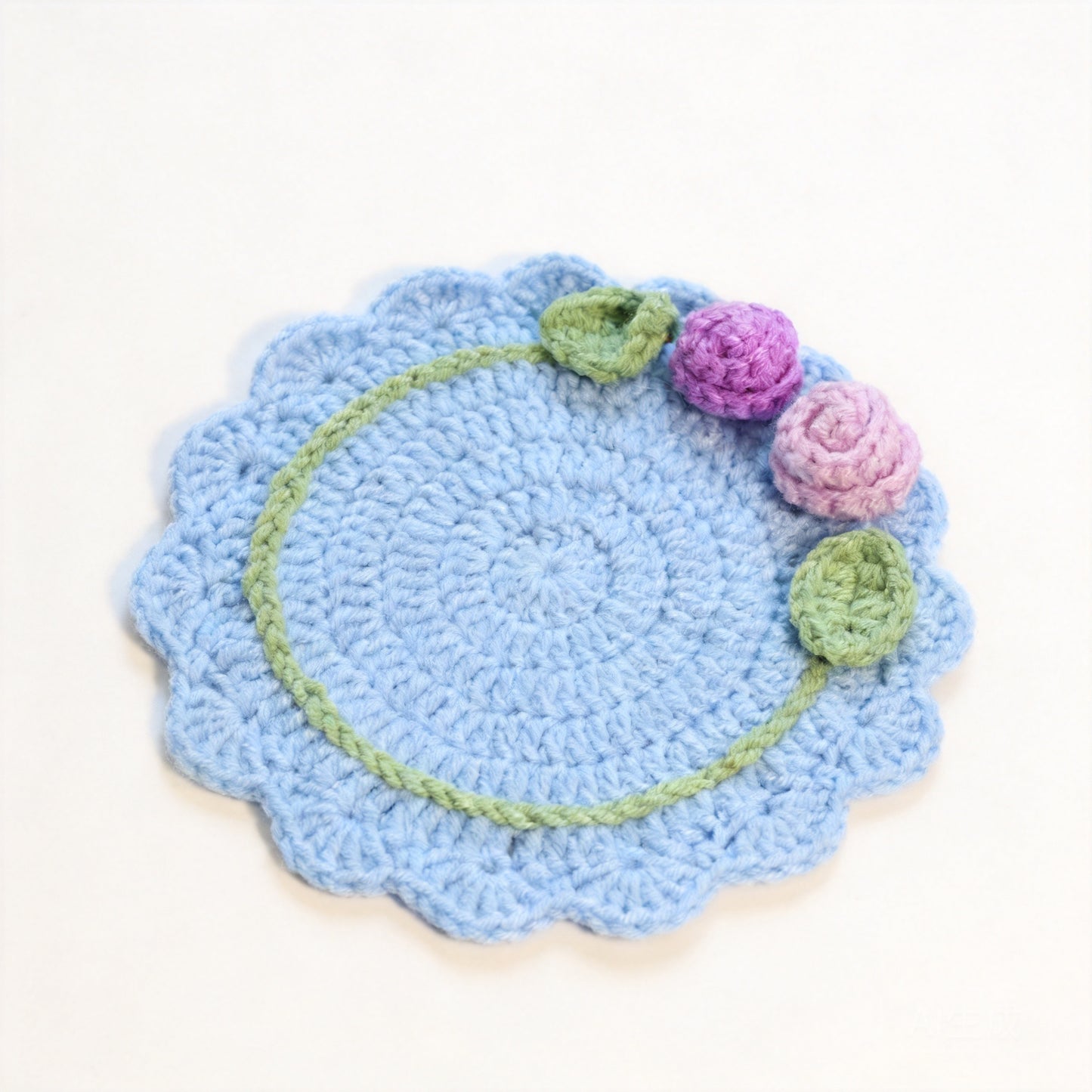 Crochet Floral Cup Coaster