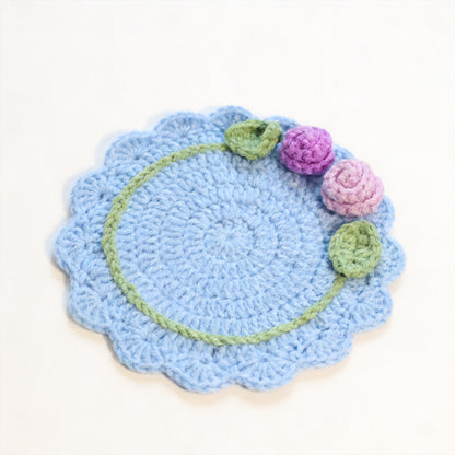 Crochet Floral Cup Coaster - image 15