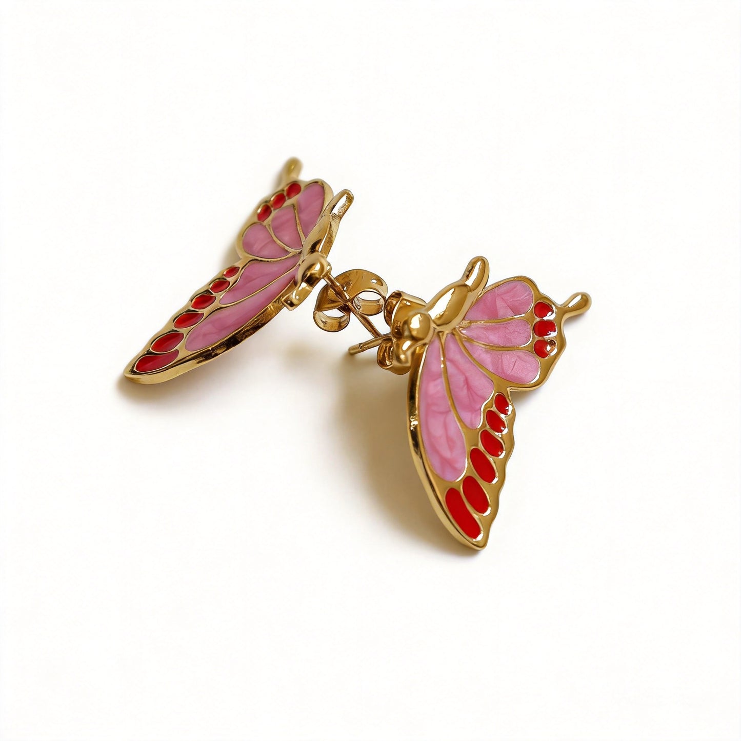 Butterfly Stud Earrings - image 2