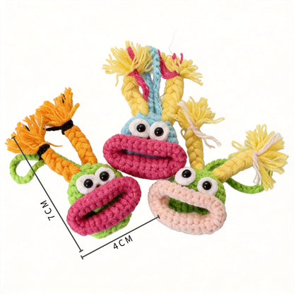Crochet Big Mouth Keychain - image 7