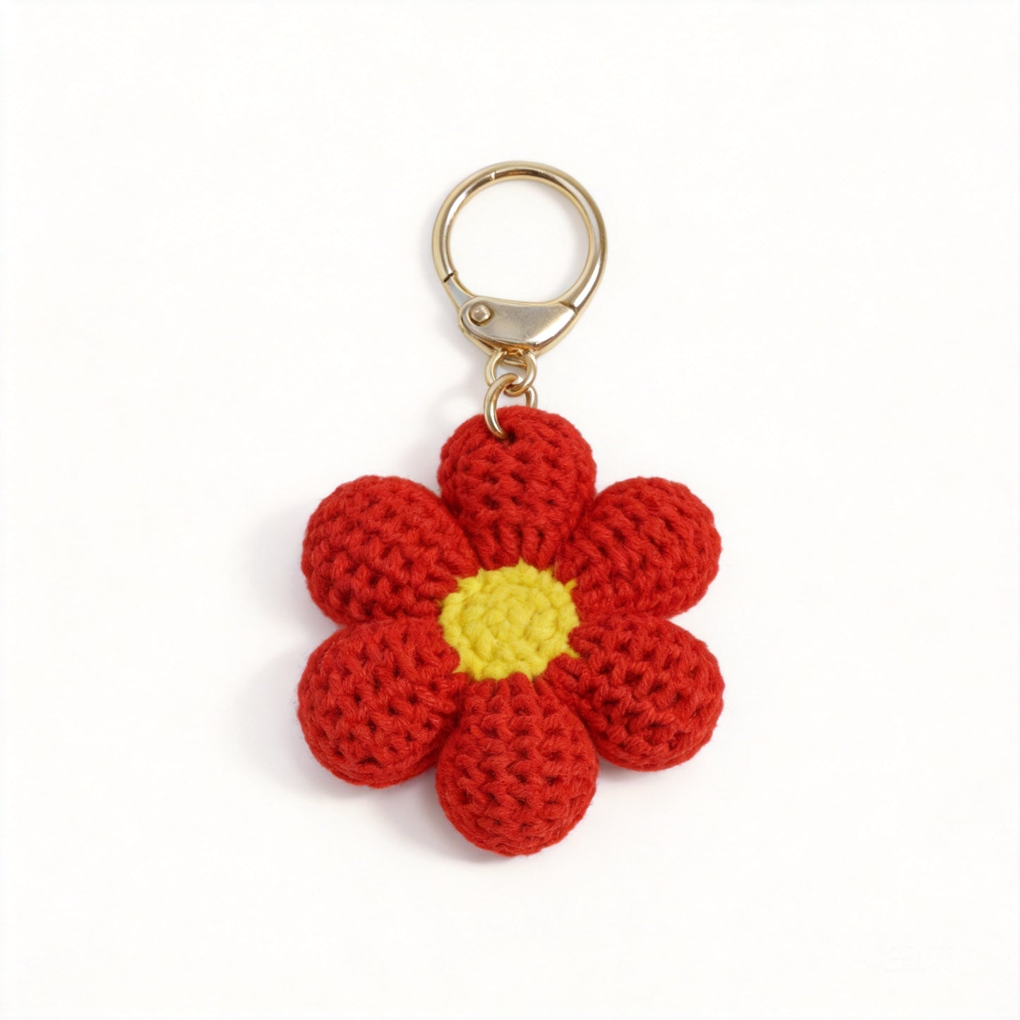 Crochet Flower Bag Charm - image 11