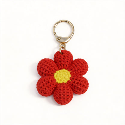 Crochet Flower Bag Charm - image 11