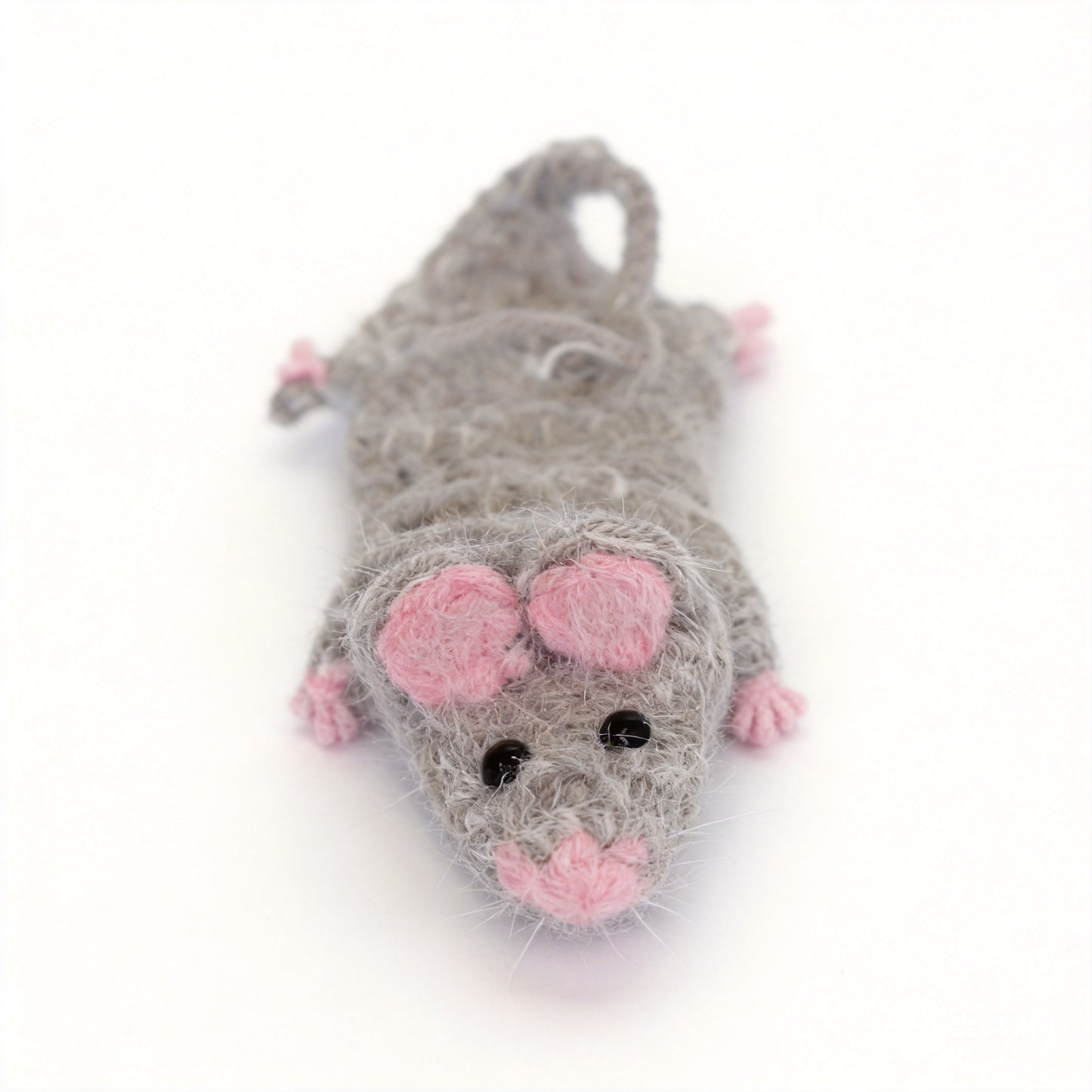 Crochet Mouse Bag Charm