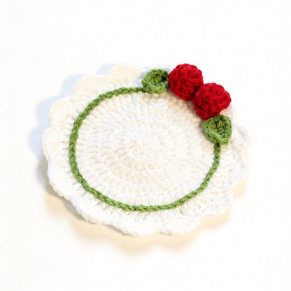 Crochet Floral Cup Coaster - image 14