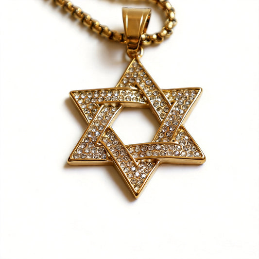 Rhinestone Cross Pendant Necklace