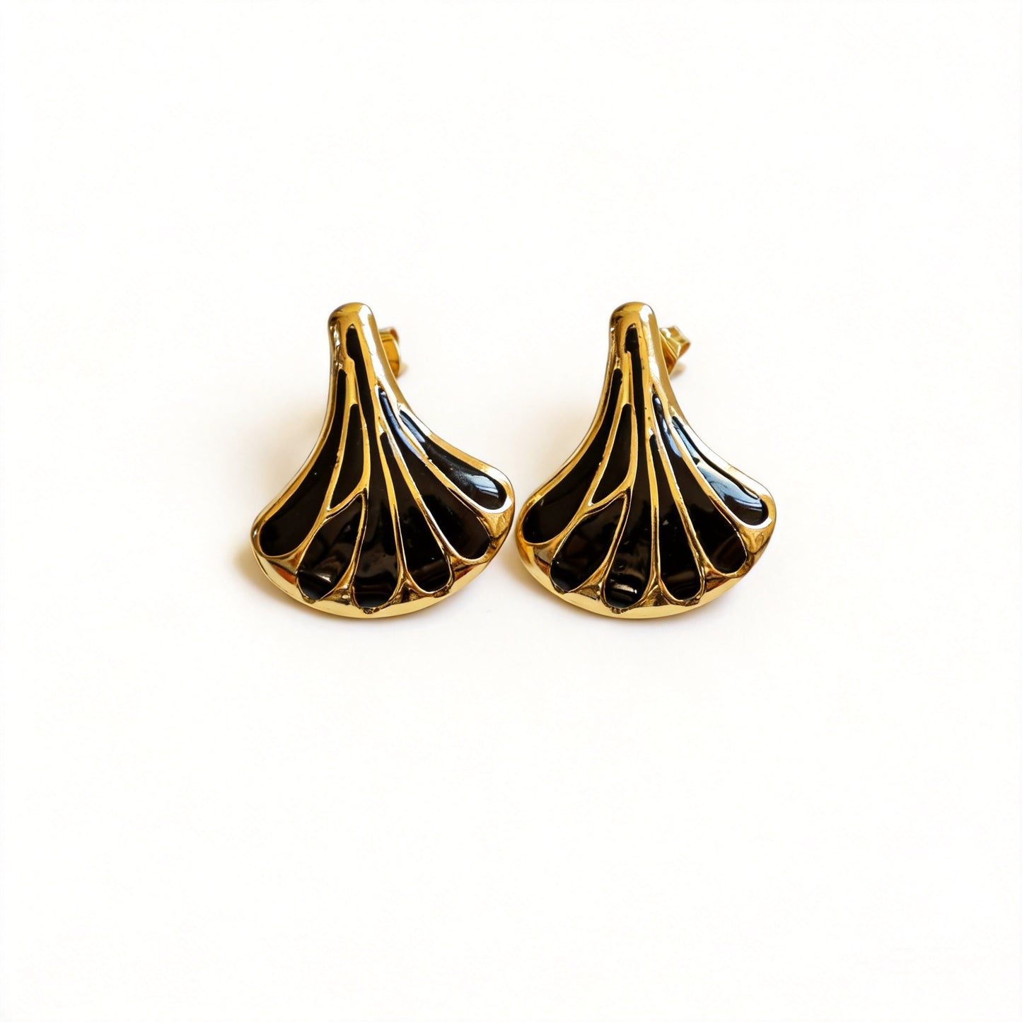 Ginkgo Leaf Earrings - image 2