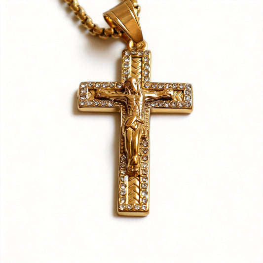 Jesus Cross Pendant Necklace