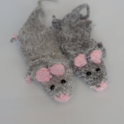 Crochet Mouse Bag Charm - image 3