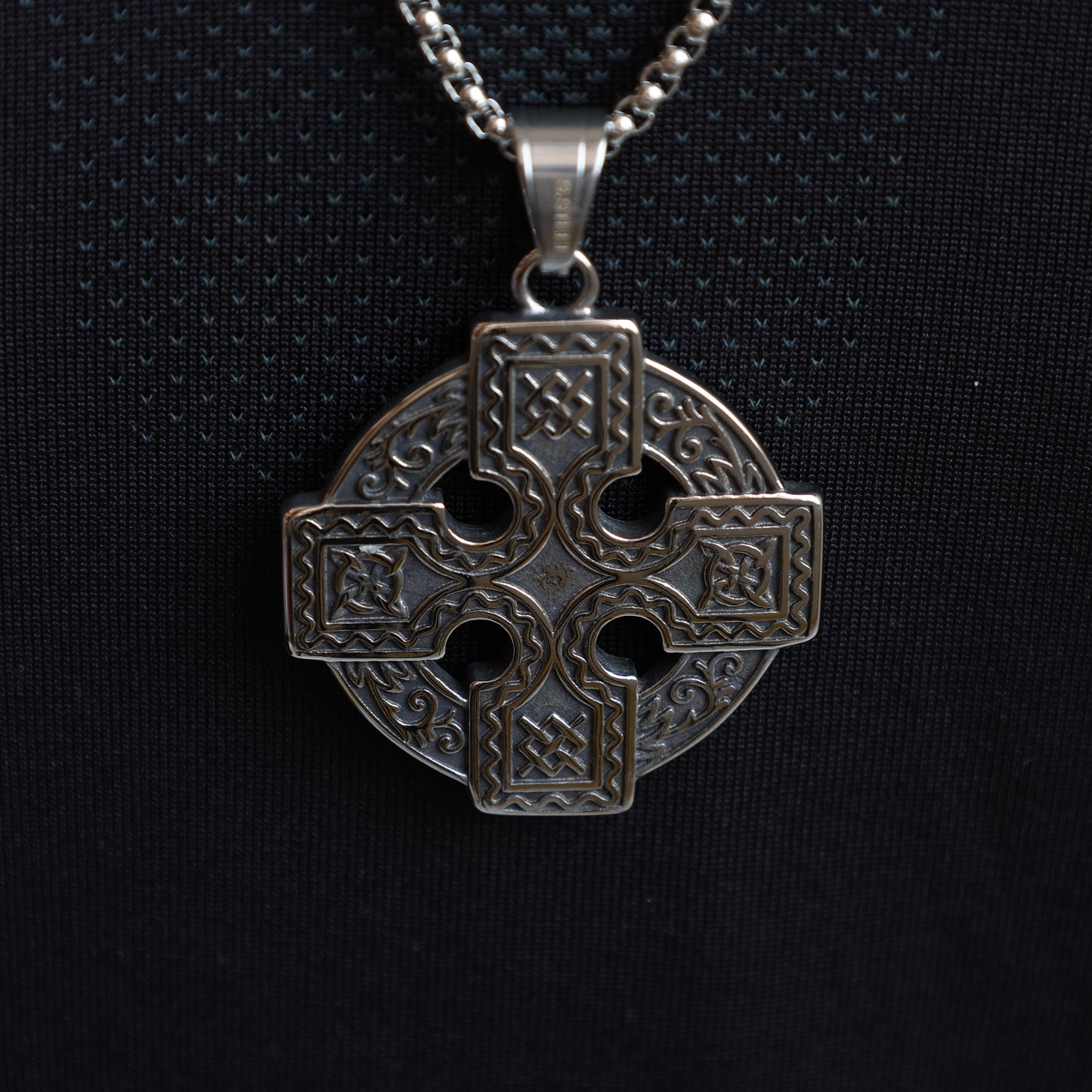 Cross Medallion Necklace - image 2