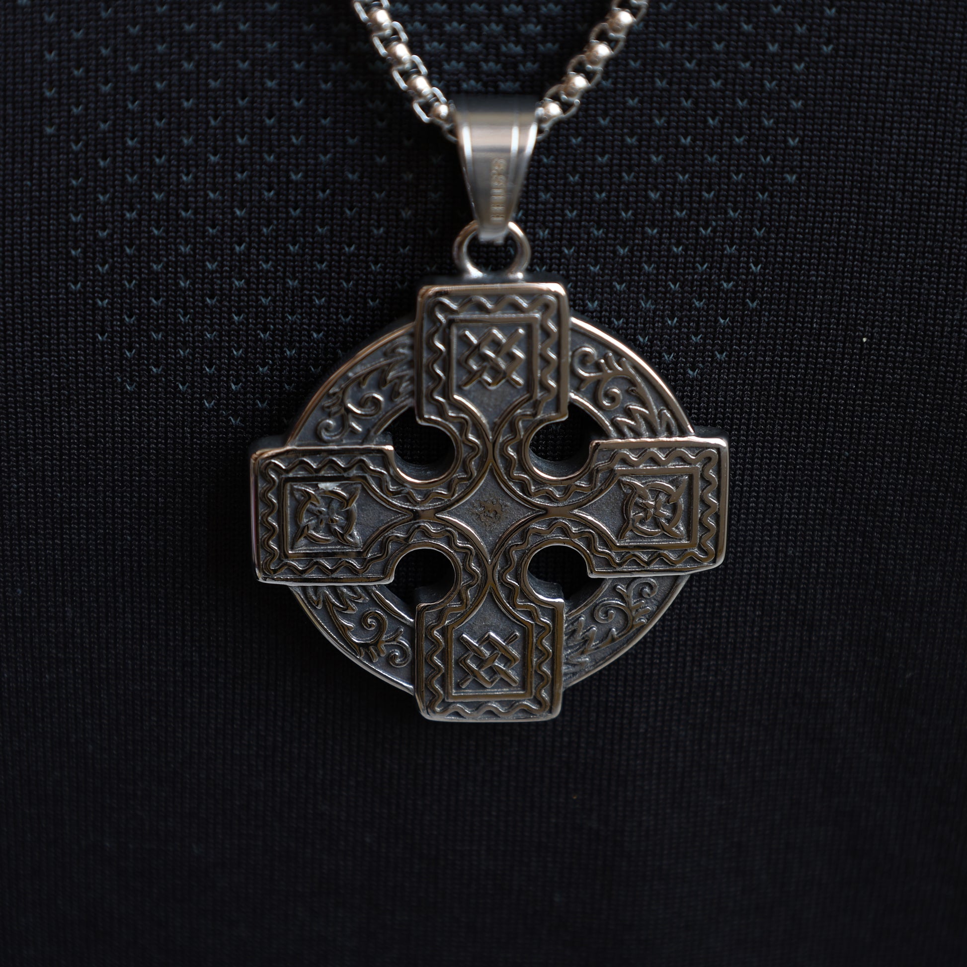 Cross Medallion Necklace - image 2