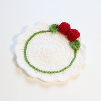 Crochet Floral Cup Coaster - image 6