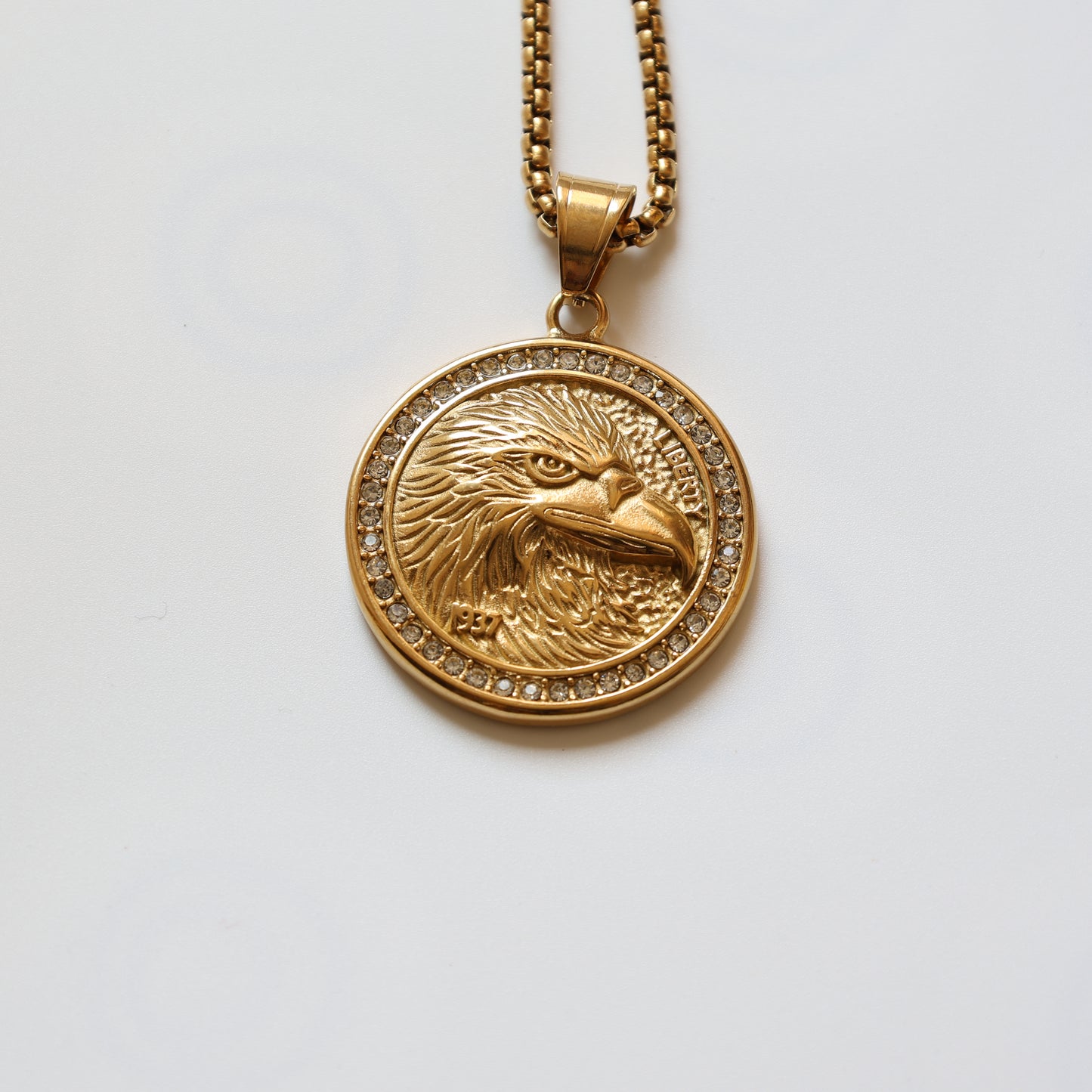 Eagle Medallion Necklace - image 4