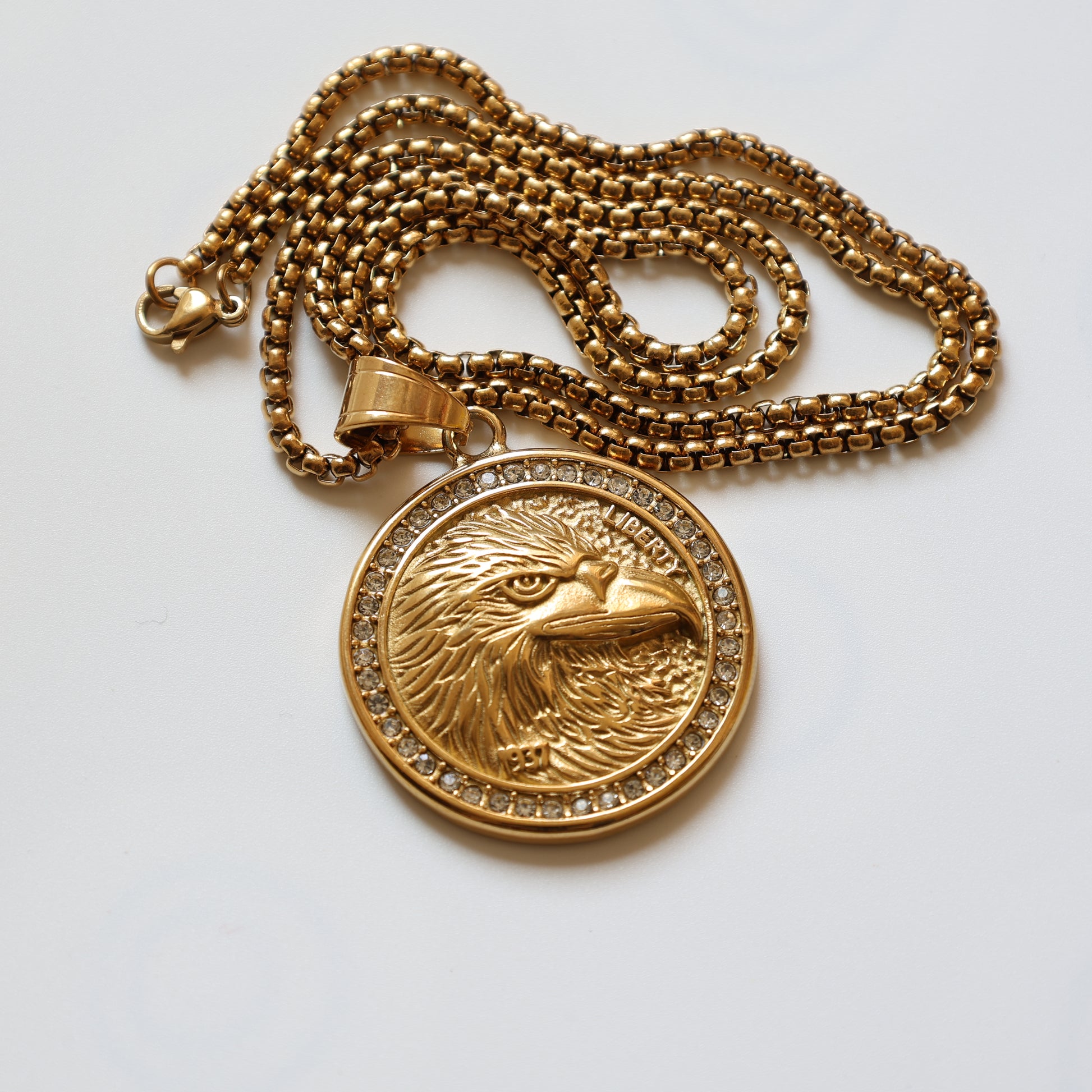 Eagle Medallion Necklace - image 5
