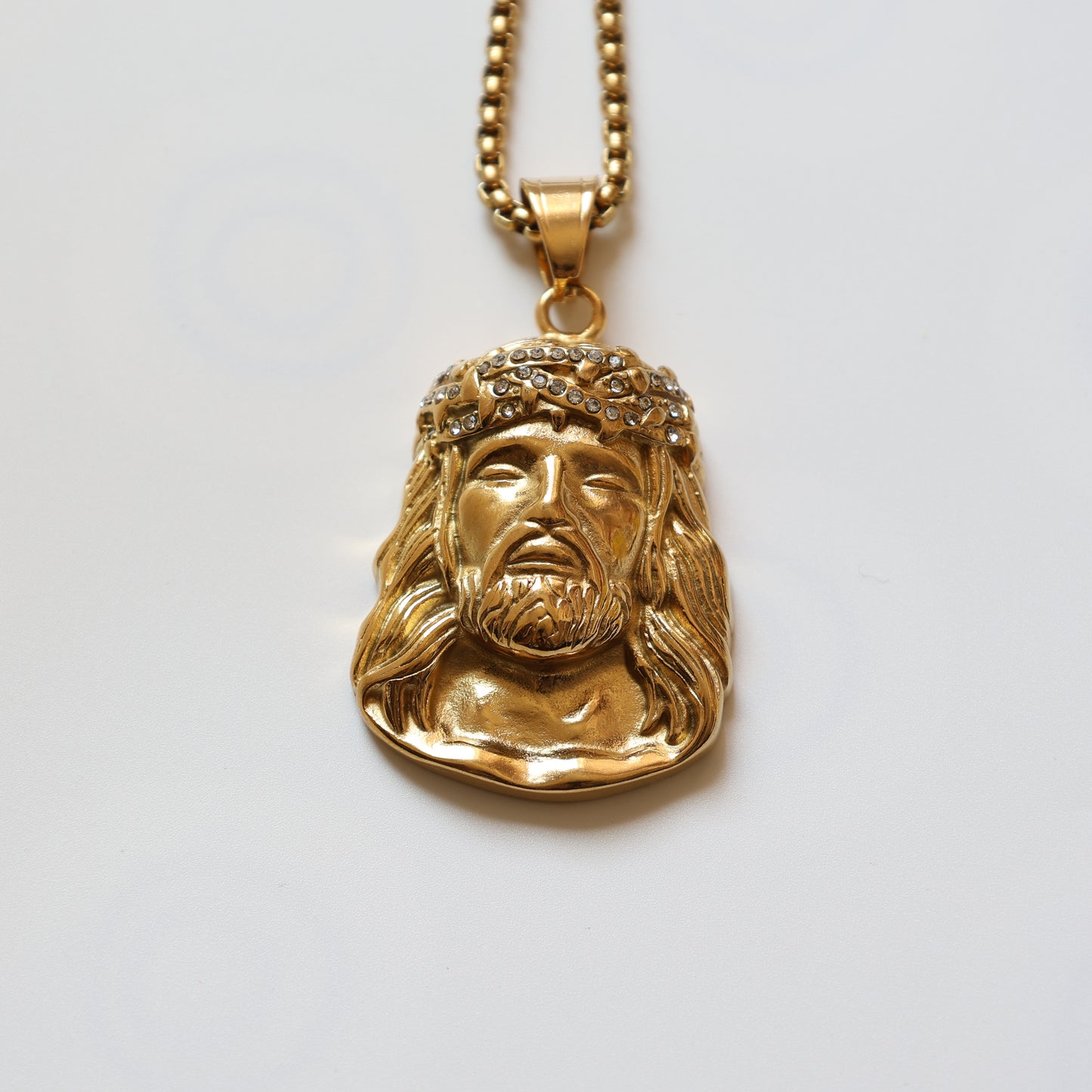 Jesus Pendant Necklace - image 2