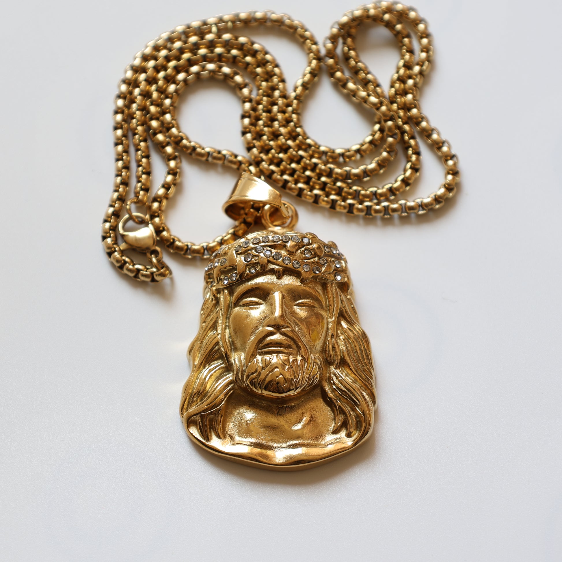 Jesus Pendant Necklace - image 3