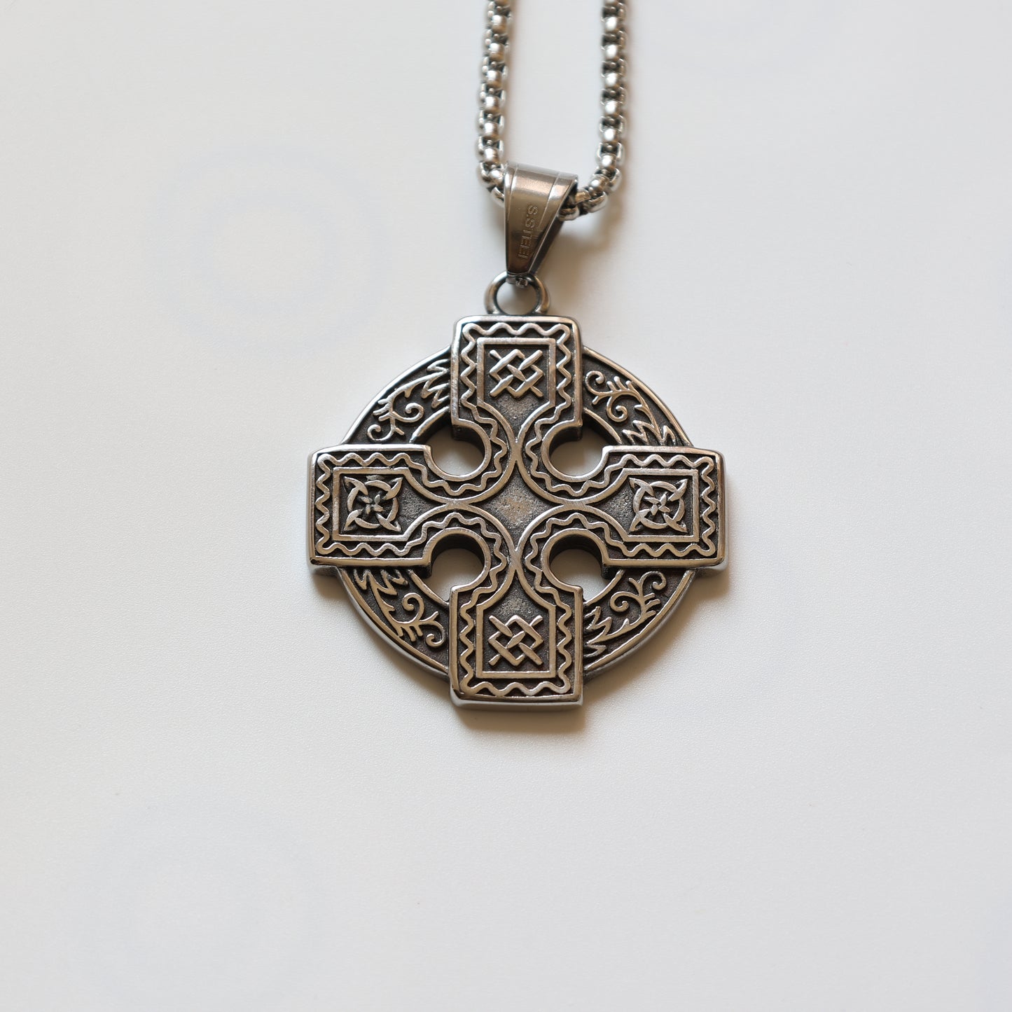 Cross Medallion Necklace - image 3