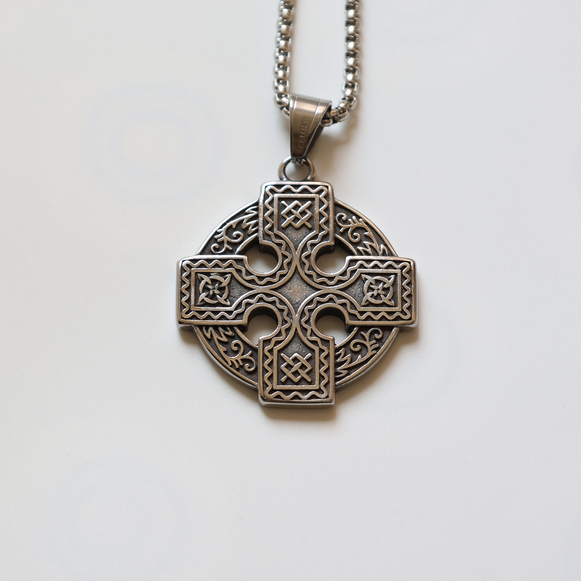 Cross Medallion Necklace - image 3