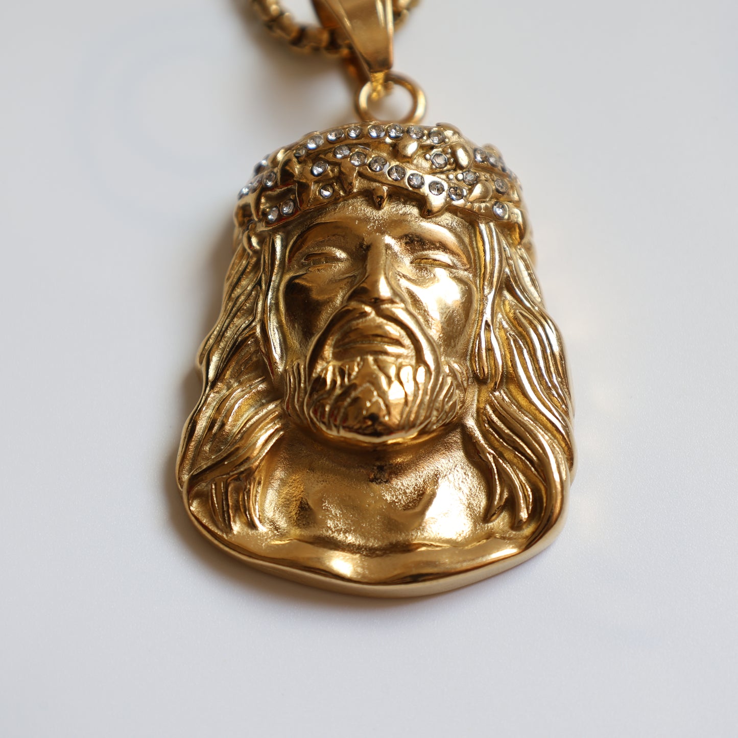 Jesus Pendant Necklace - image 4