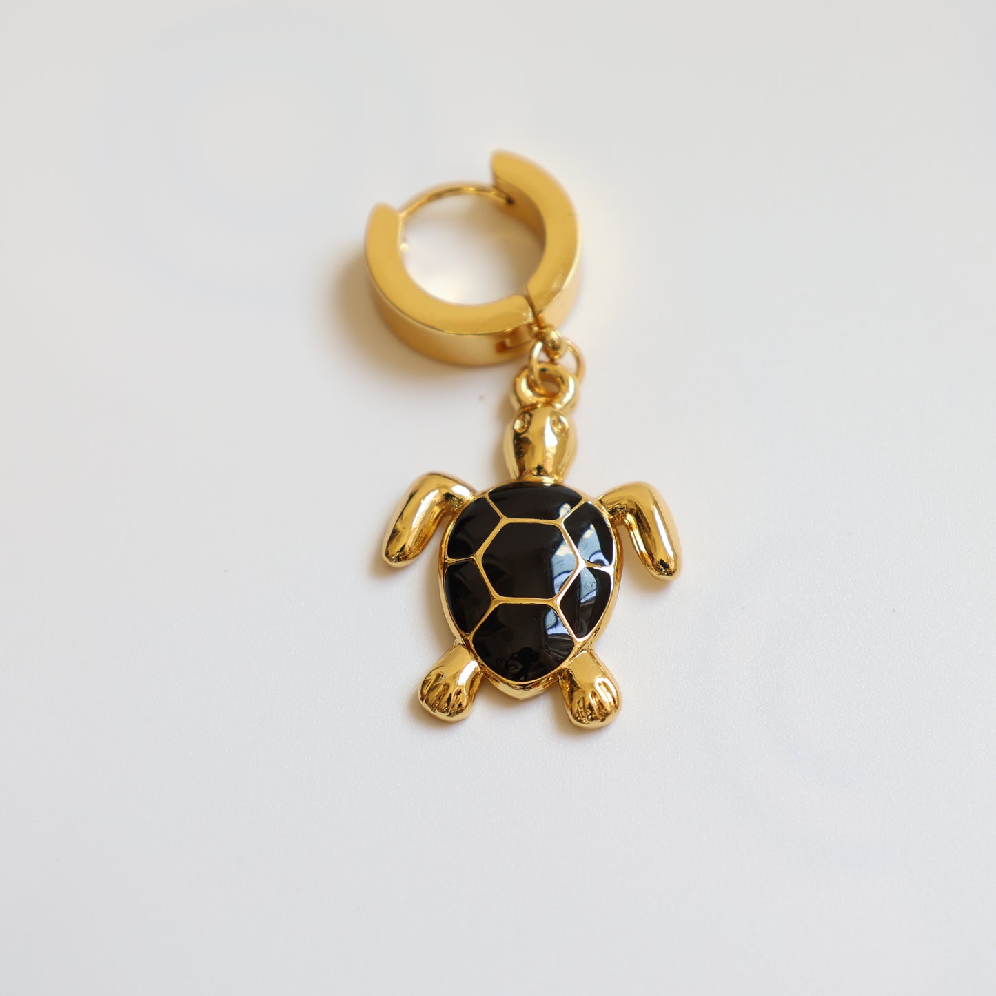 Sea Turtle Huggie Earrings - image 9
