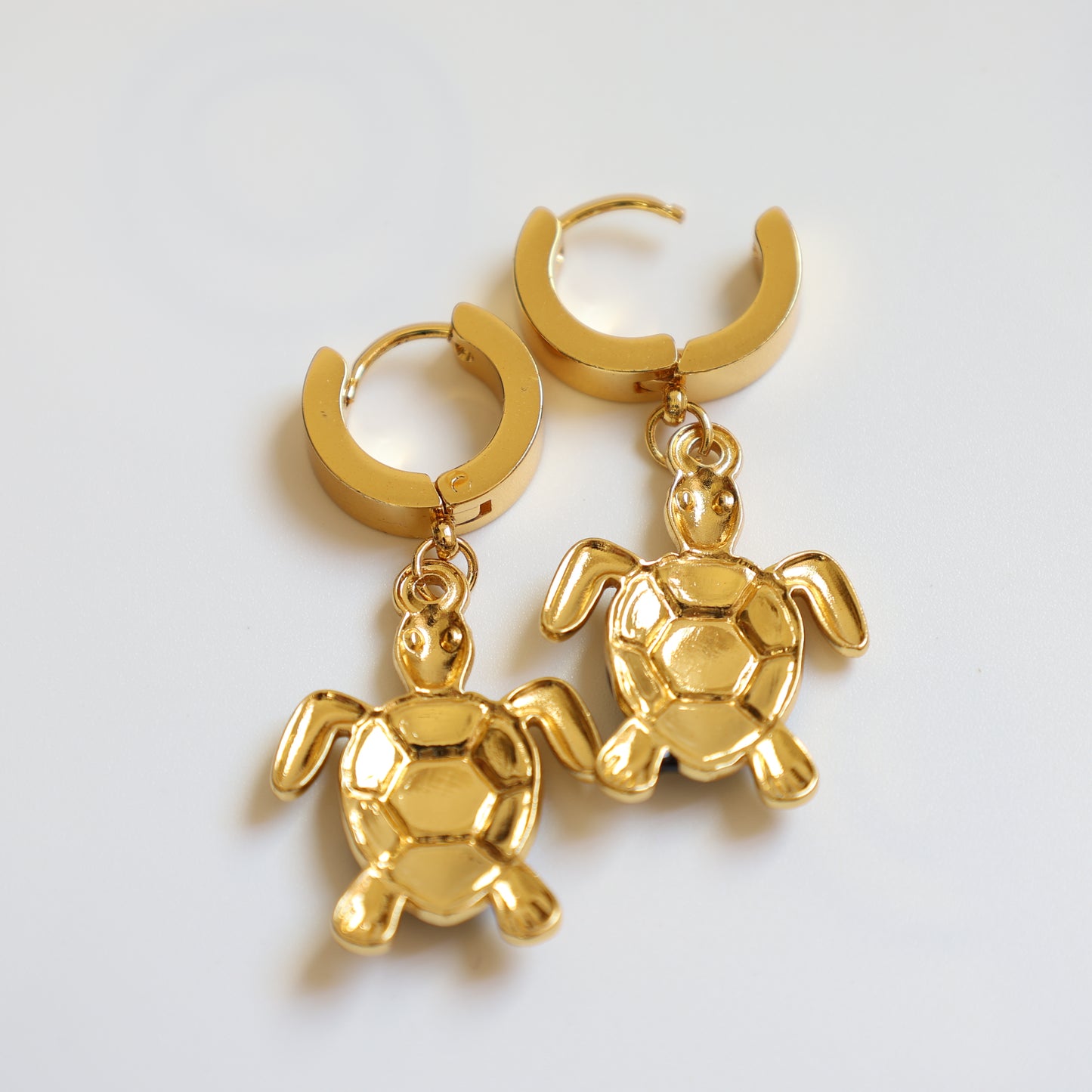 Sea Turtle Huggie Earrings - image 12