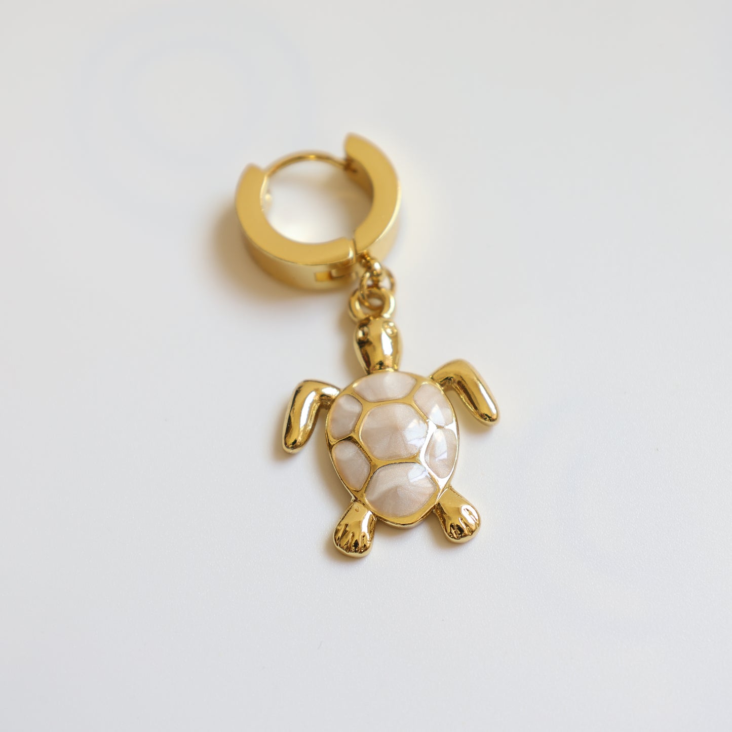 Sea Turtle Huggie Earrings - image 4