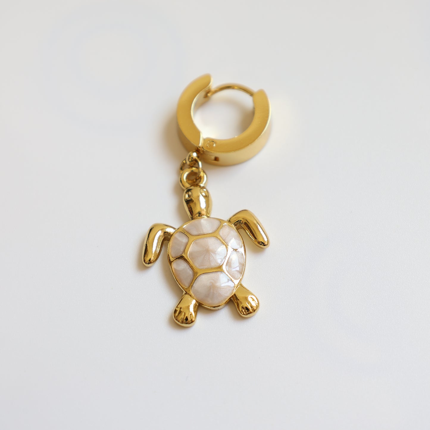 Sea Turtle Huggie Earrings - image 5