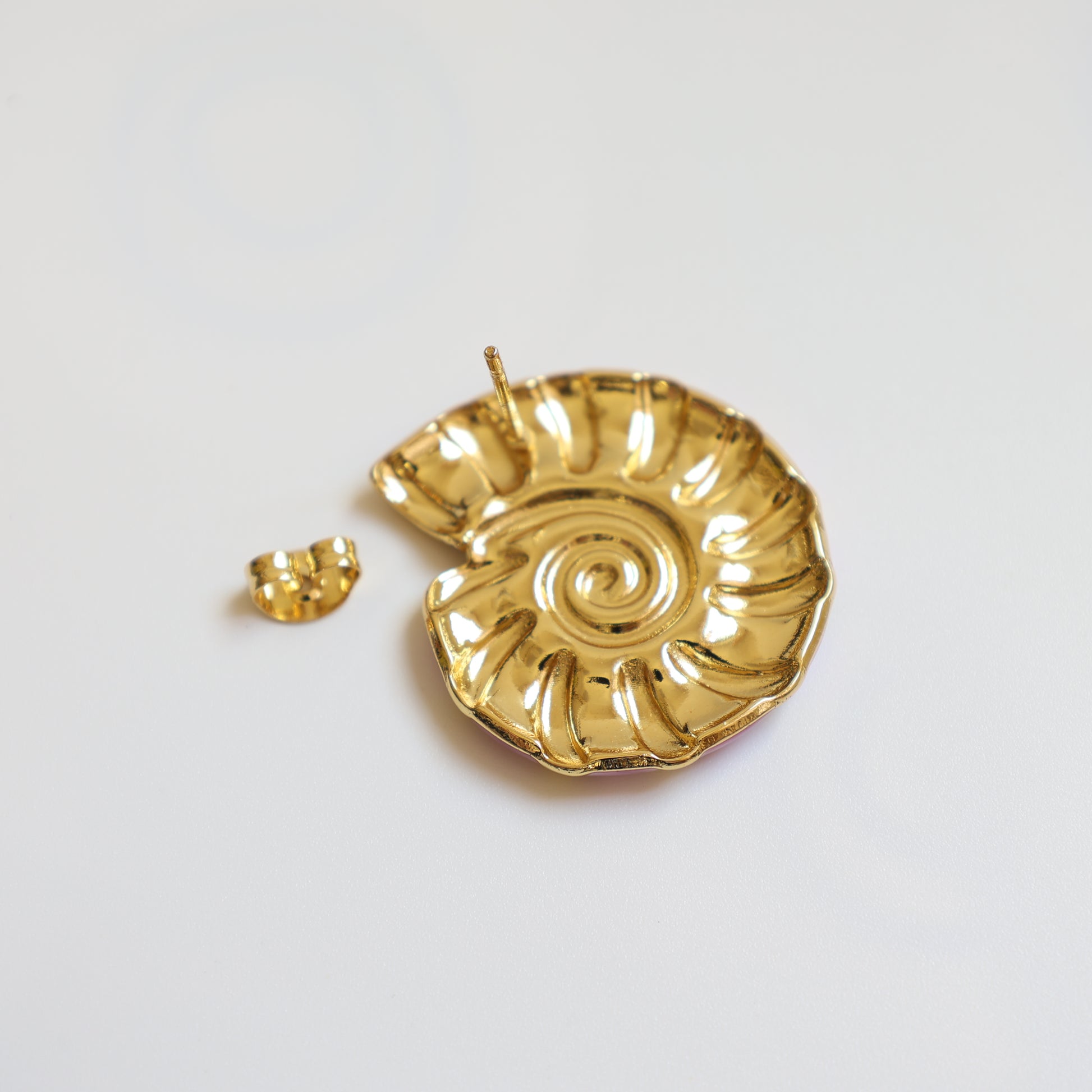 Conch Shell Stud Earrings - image 12