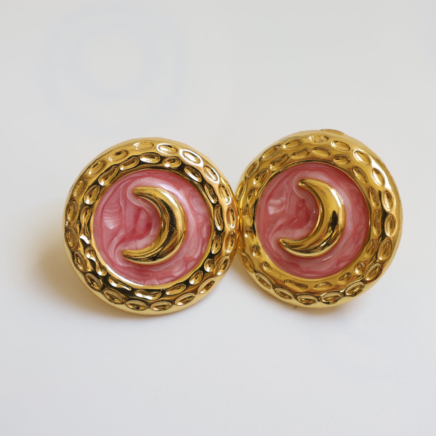 Moon Stud Earrings - image 8