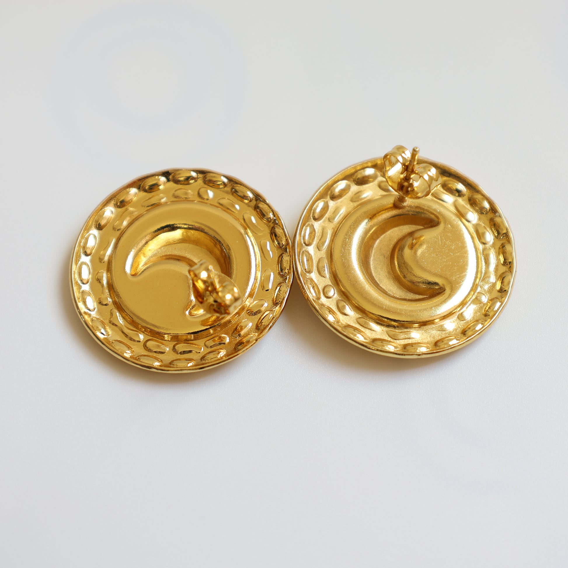 Moon Stud Earrings - image 11