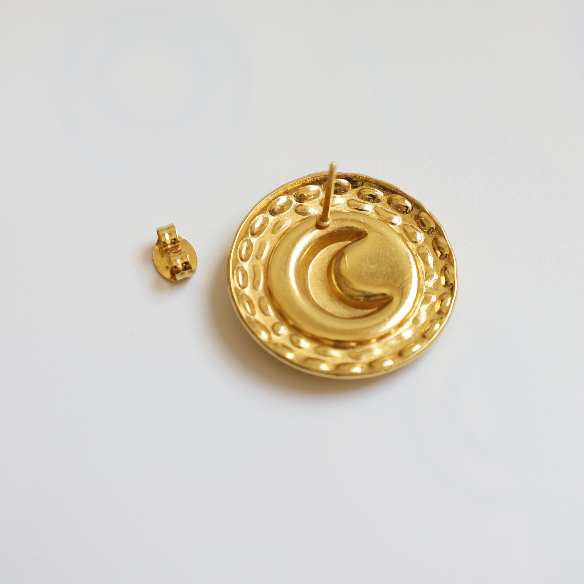 Moon Stud Earrings - image 12