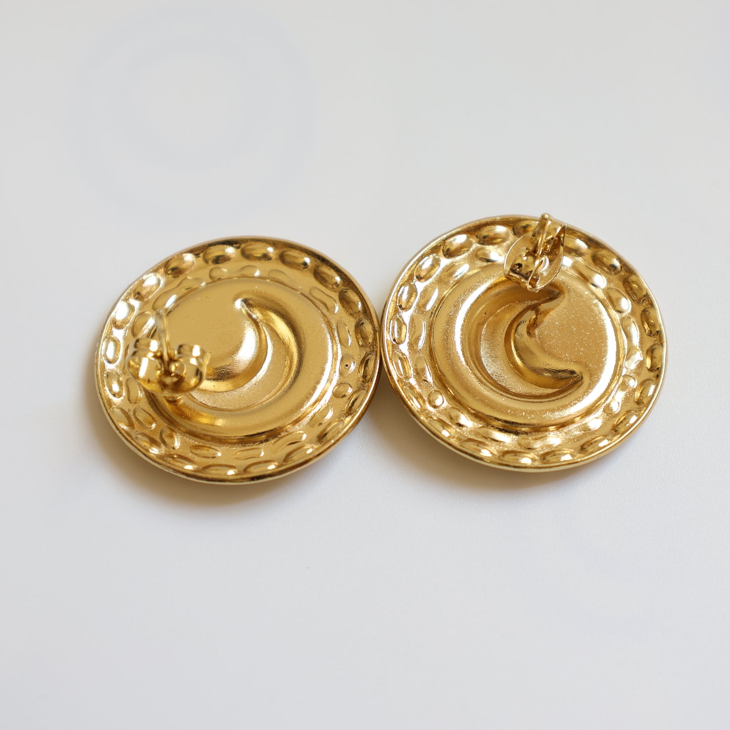Moon Stud Earrings - image 6