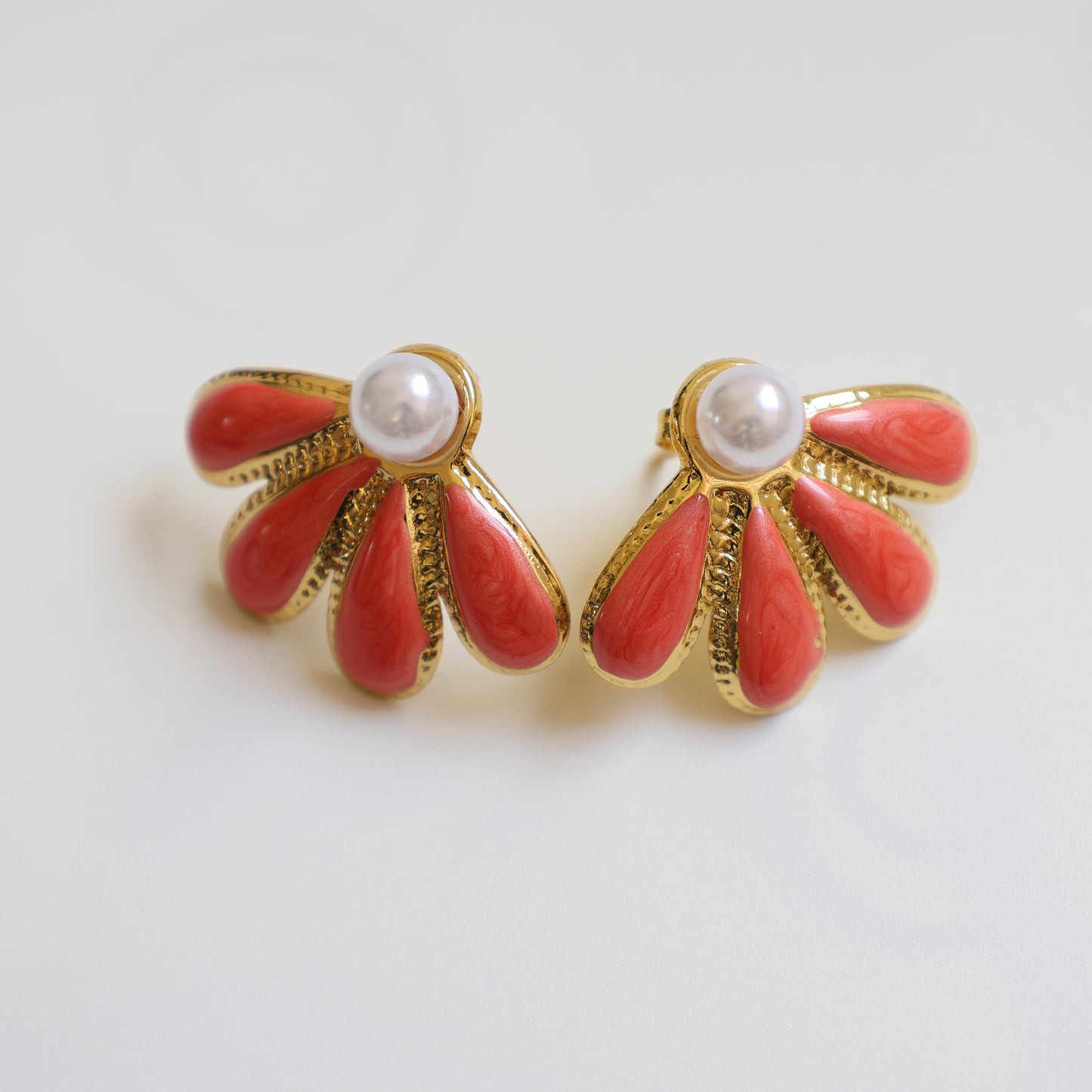 Four Leaf Flower Earrings - image 3
