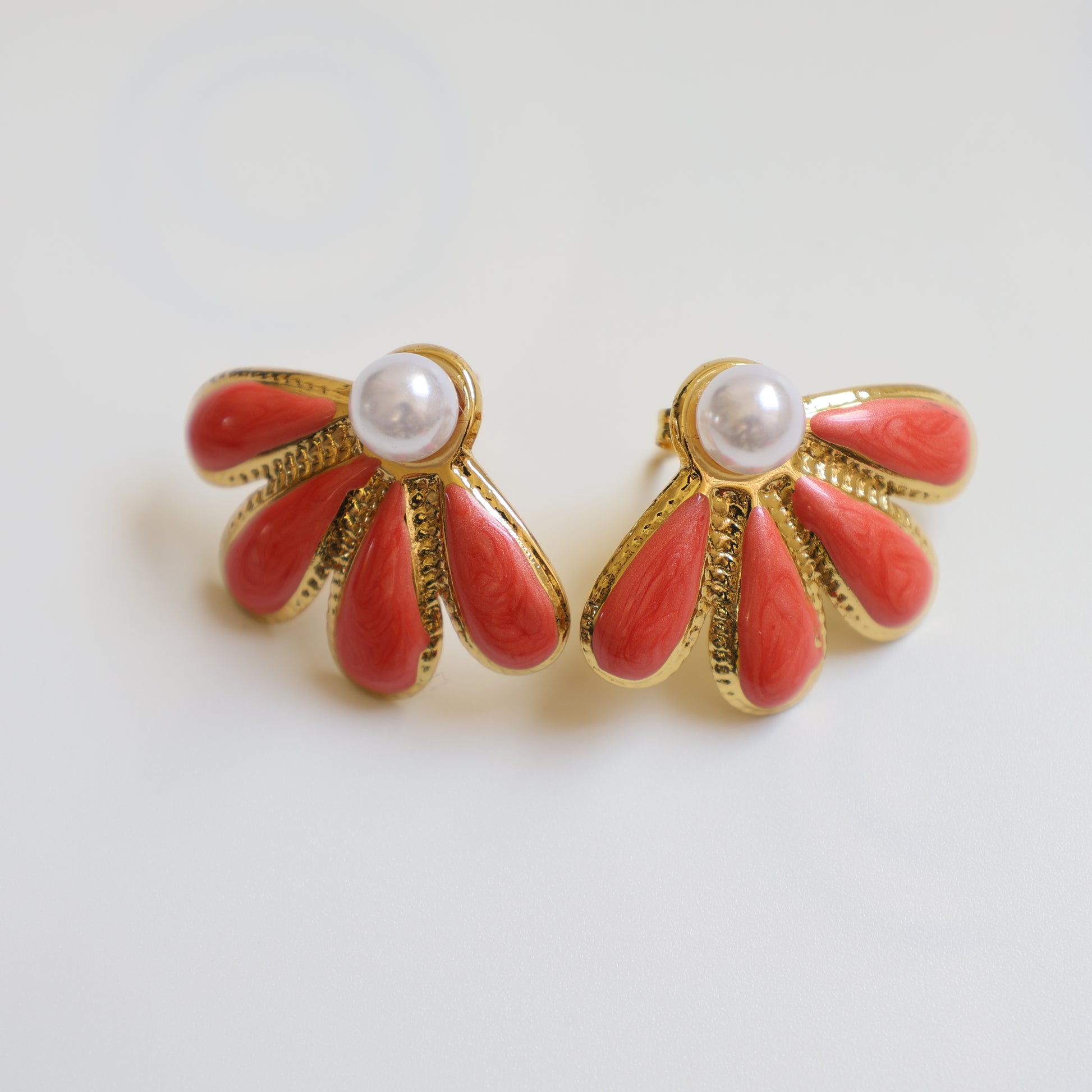 Four Leaf Flower Earrings - image 3