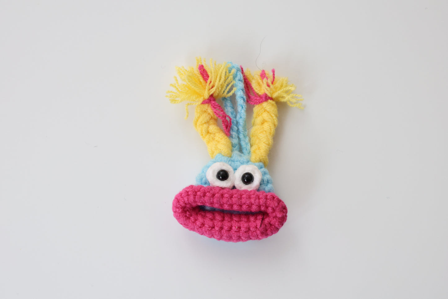 Crochet Big Mouth Keychain - image 4