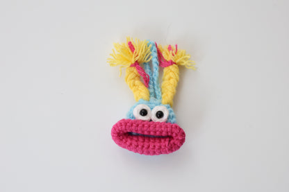 Crochet Big Mouth Keychain - image 4