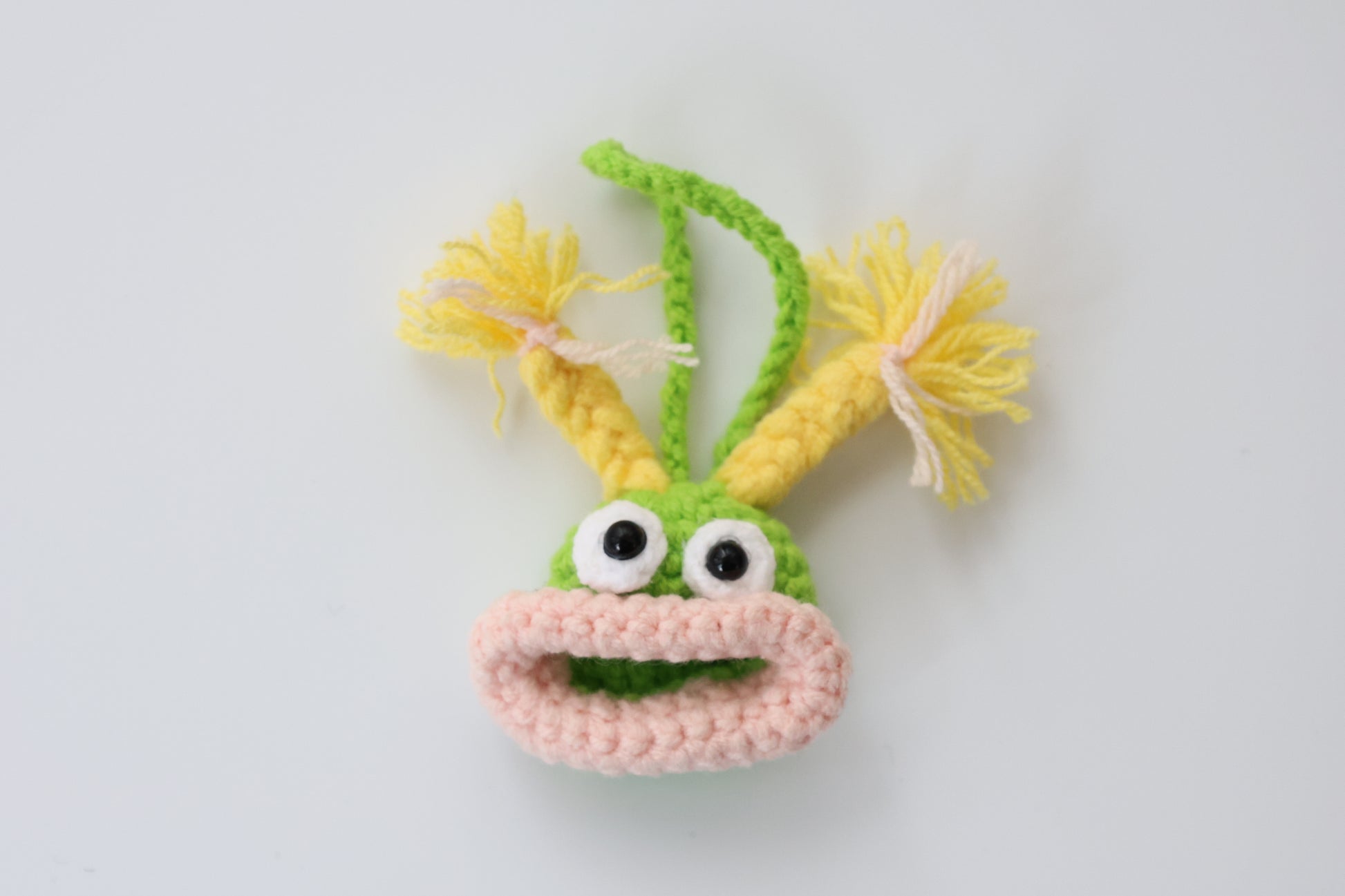 Crochet Big Mouth Keychain - image 3