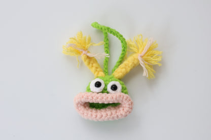 Crochet Big Mouth Keychain - image 3