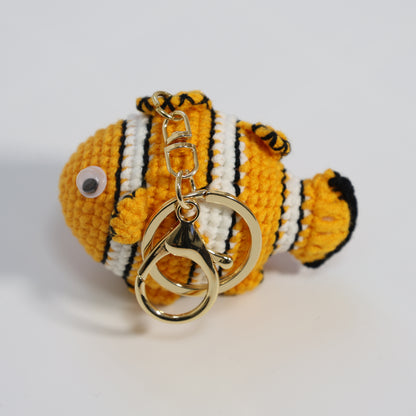 Crochet Fish Bag Charm - image 2