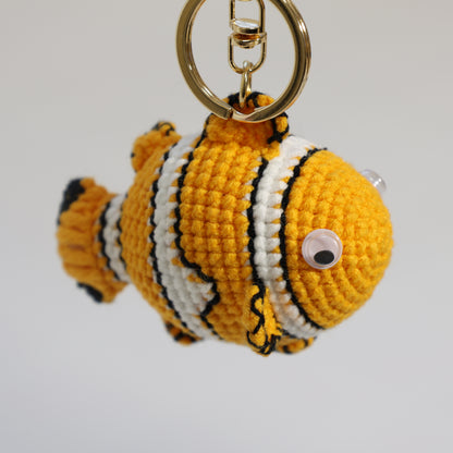 Crochet Fish Bag Charm - image 3